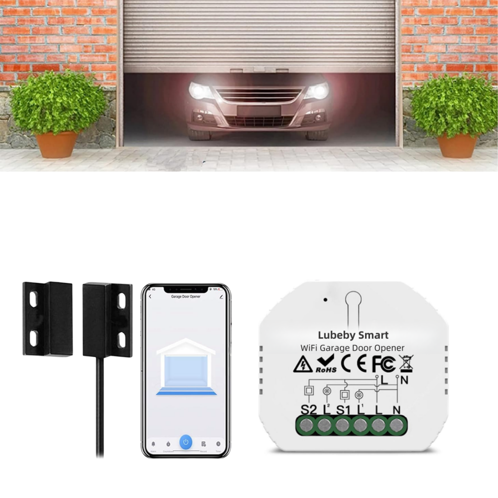 Domotica, DuPol DP Door-i - Apri garage e cancelli WiFi Smart e controllo  accessi